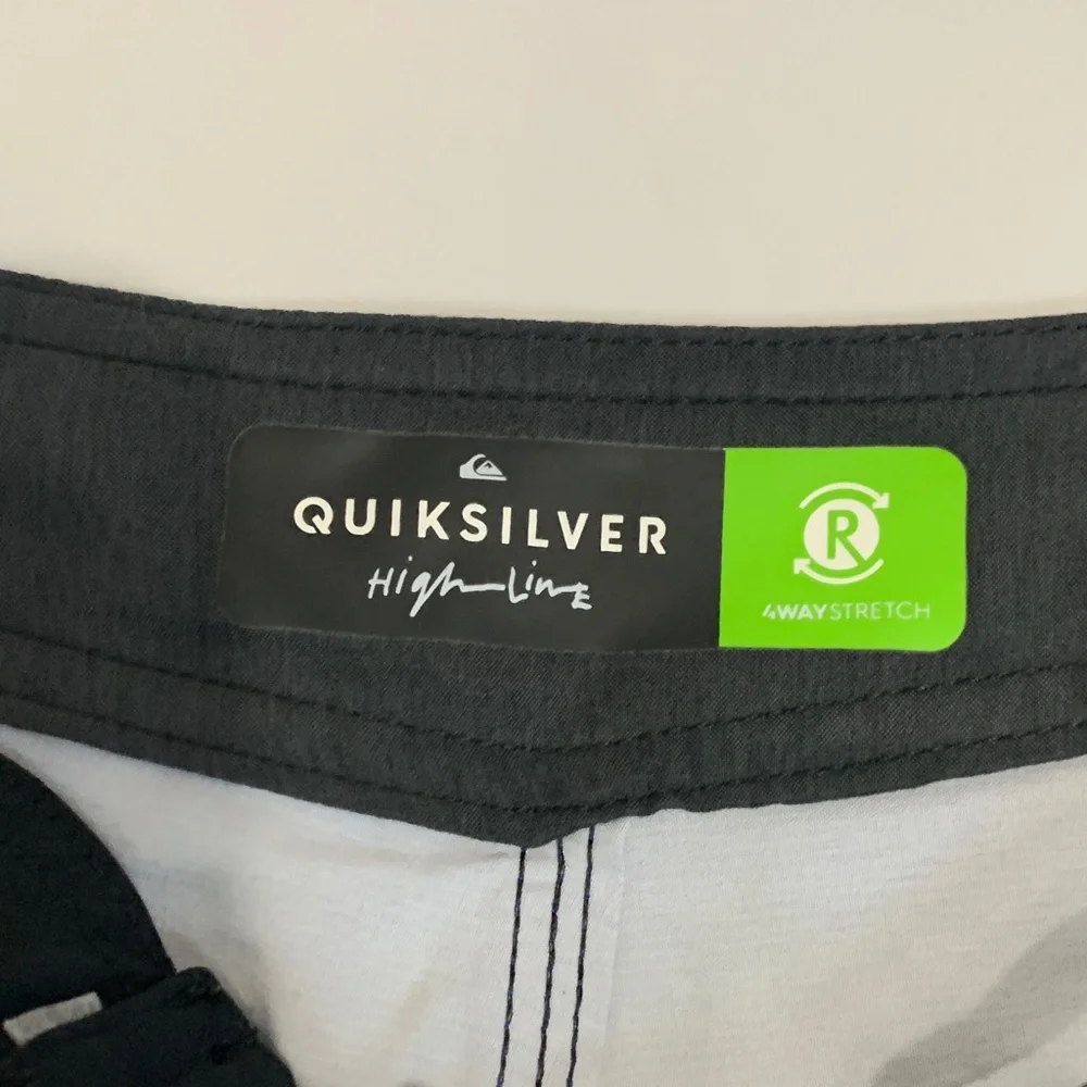 Quiksilver Kids‎ Blue and Black Swim Trunks